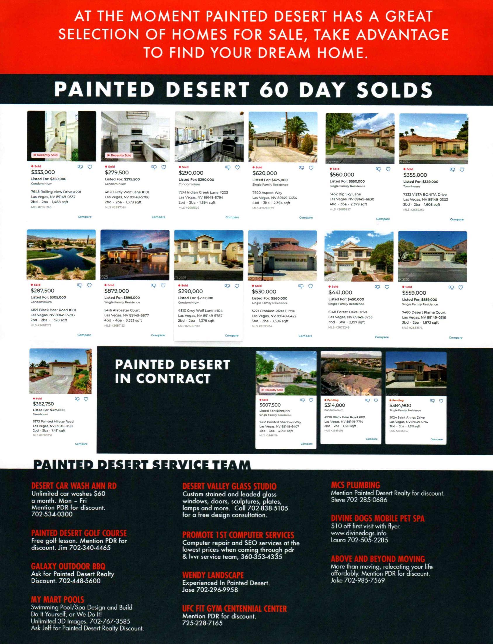 Painted Desert 60 Day Solds